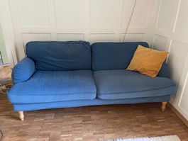 3er Sofa Ikea blau