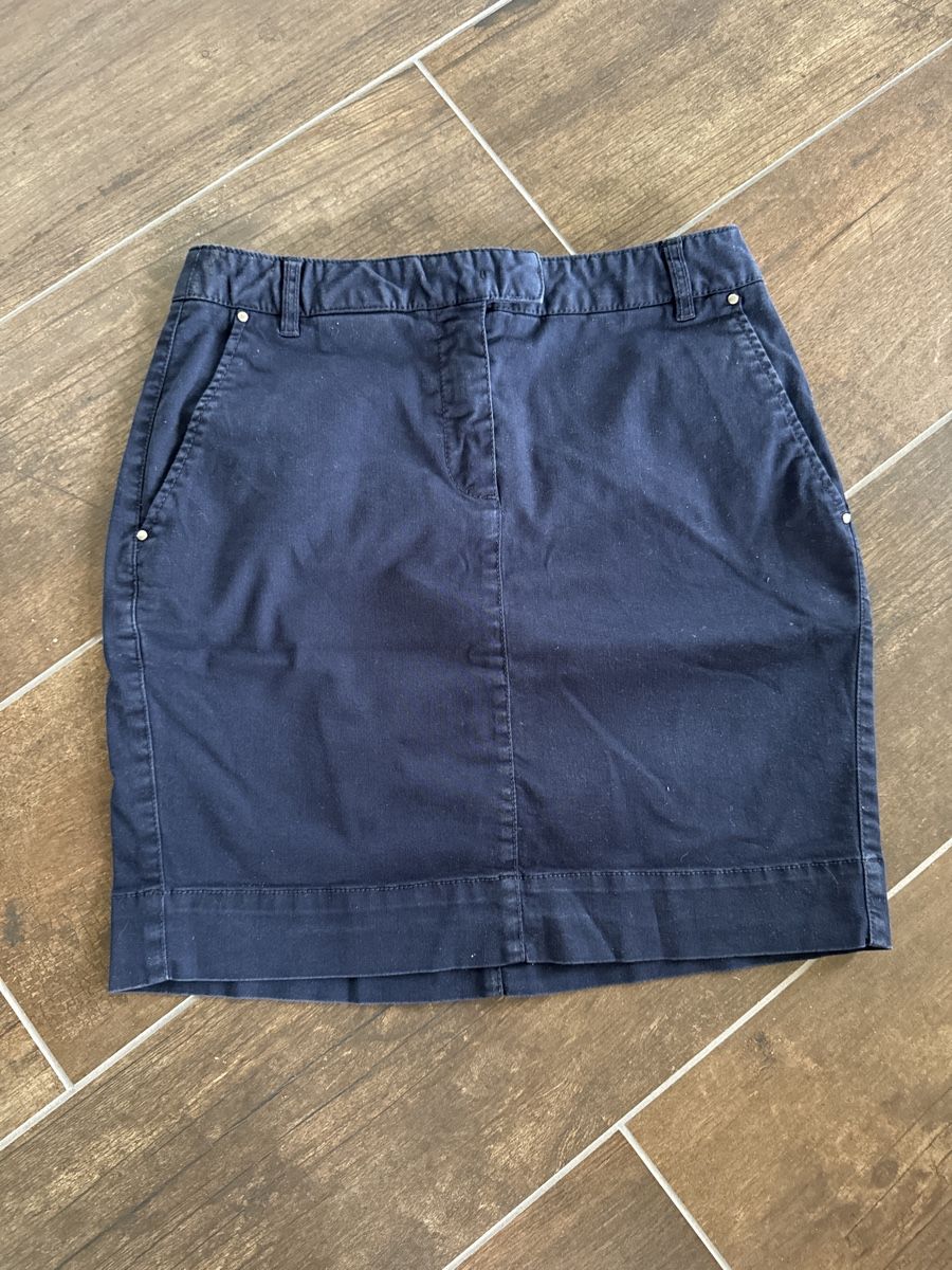 Benetton Gonne: Jupe marine BENETTON t. 36 – Usato da Treyvaux venduto da MLRL 1