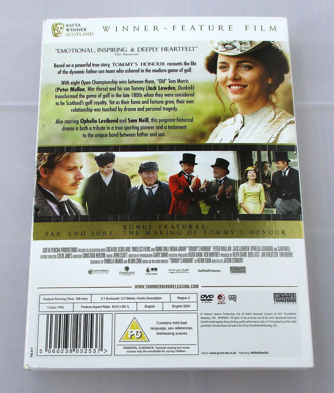 Tutti i DVDs: TOMMY'S HONOUR - Peter Mullan/Sam Neill – Usato da Wattwil venduto da Muriel10 1