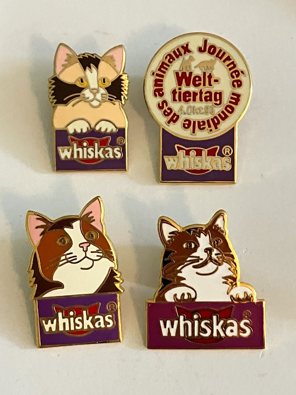Plaquettes & Badges: 4 Pin Whiskas – D'occasion à Basel par djwwpp