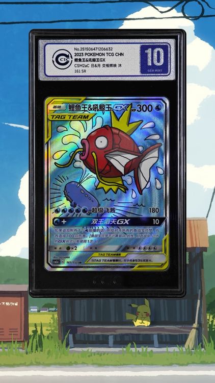 Magikarp & Wailord GX 161 CSM2aC Pokemon Chinese CCIC 10 (Gebraucht) in ...