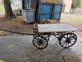 Handwagen Holz mit Rädern gebraucht