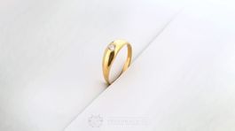 Eleganter 18K (750/999) Goldring - Klassisches Design