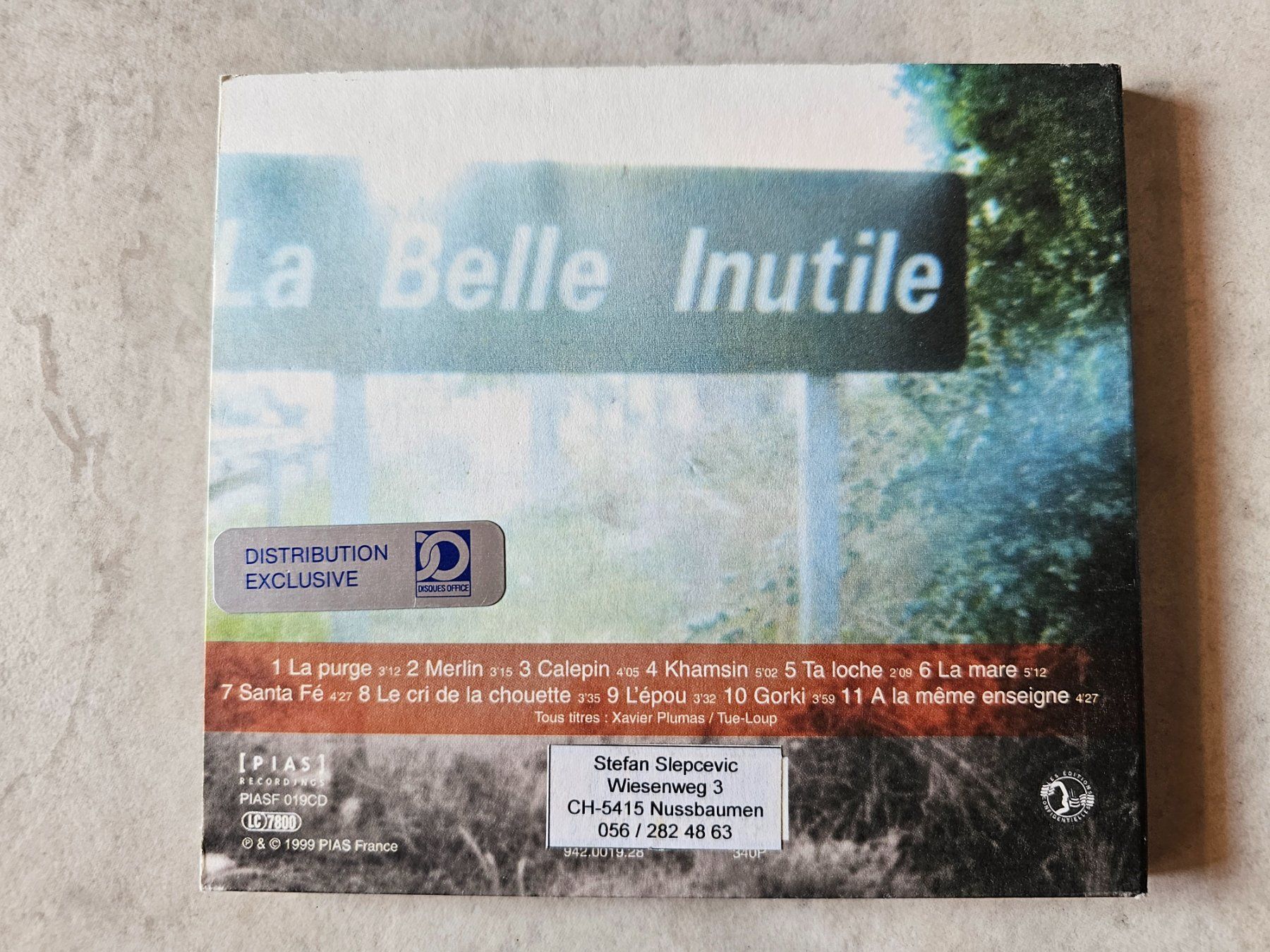 CD: Tue-Loup  -  La Belle Inutile – Usato da Schneisingen venduto da backstore24 1