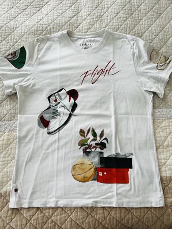 Jordan T-Shirt Flight Series weiss Grösse L neuwertig