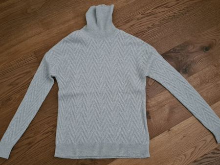 C by Bloomingdale's - 100% Kaschmir Rollkragenpullover in L
