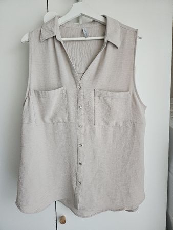 Amisu Bluse greige gr.XXL neuwertig