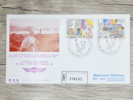 CL05 Enveloppe + Timbre Poste Vaticane 1986