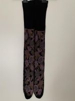 Strumpfhose mit Blumen Muster, Grösse S