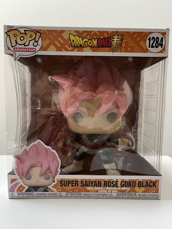 Figurine Dragon Ball Super Saiyan Rosé Black Goku Avec Masque - PVC - Neuf