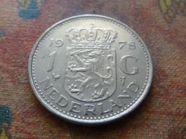PAYS-BAS  Nederland  1  Gulden  1978