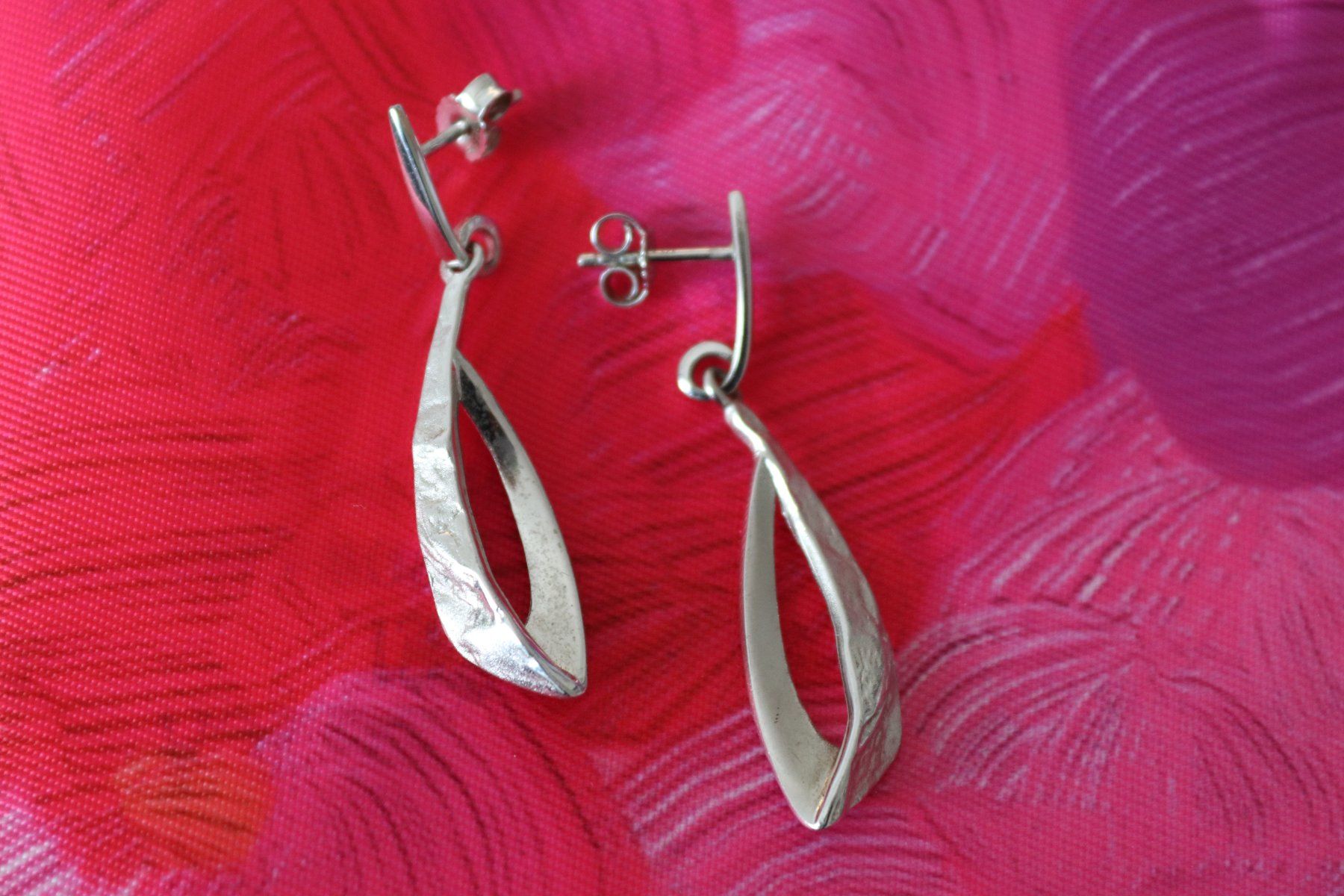 Ohrringe & -stecker: Boucles d'oreilles argent 925 design moderne – Gebraucht aus Biel/Bienne von poison60 1