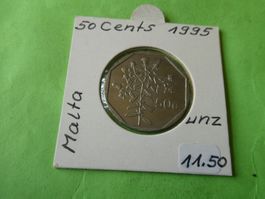 Malta 1975, 50 Cents   unz