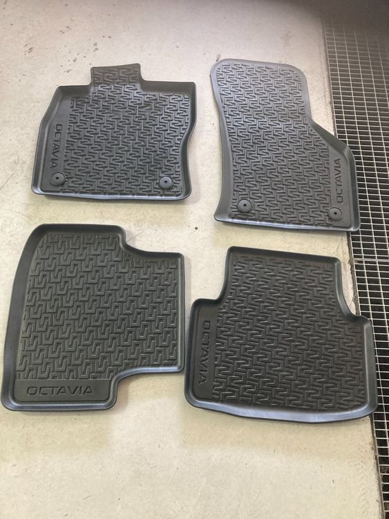 OMAC Gummi Fußmatten für Skoda Octavia 2004-2013 Premium TPE Automatten 4tlg