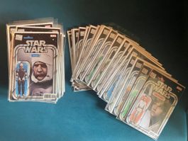 Komplettset Marvel Star Wars Action Figure Variant Comics
