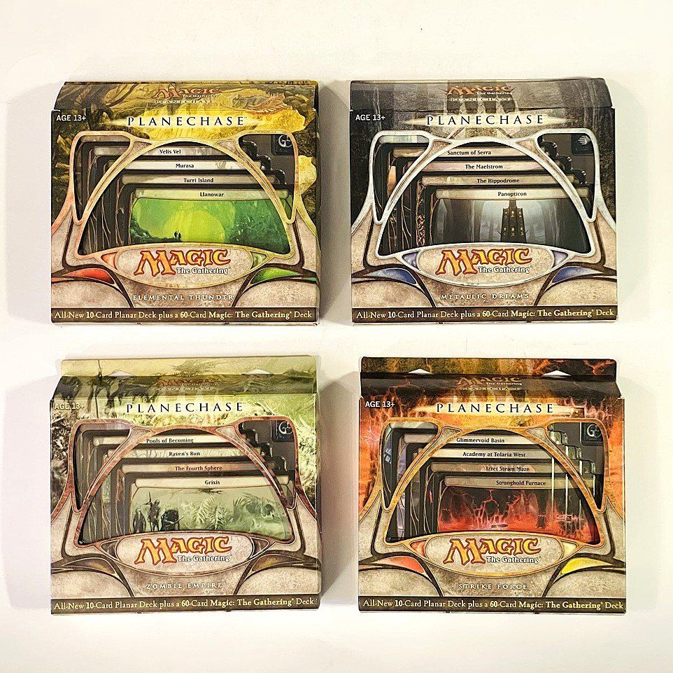 Magic The Gathering Sammelbilder & Trading cards: Magic The Gathering Planechase Decks 2009 4er Set englisch – Gebraucht aus Duggingen von nad_6yzh