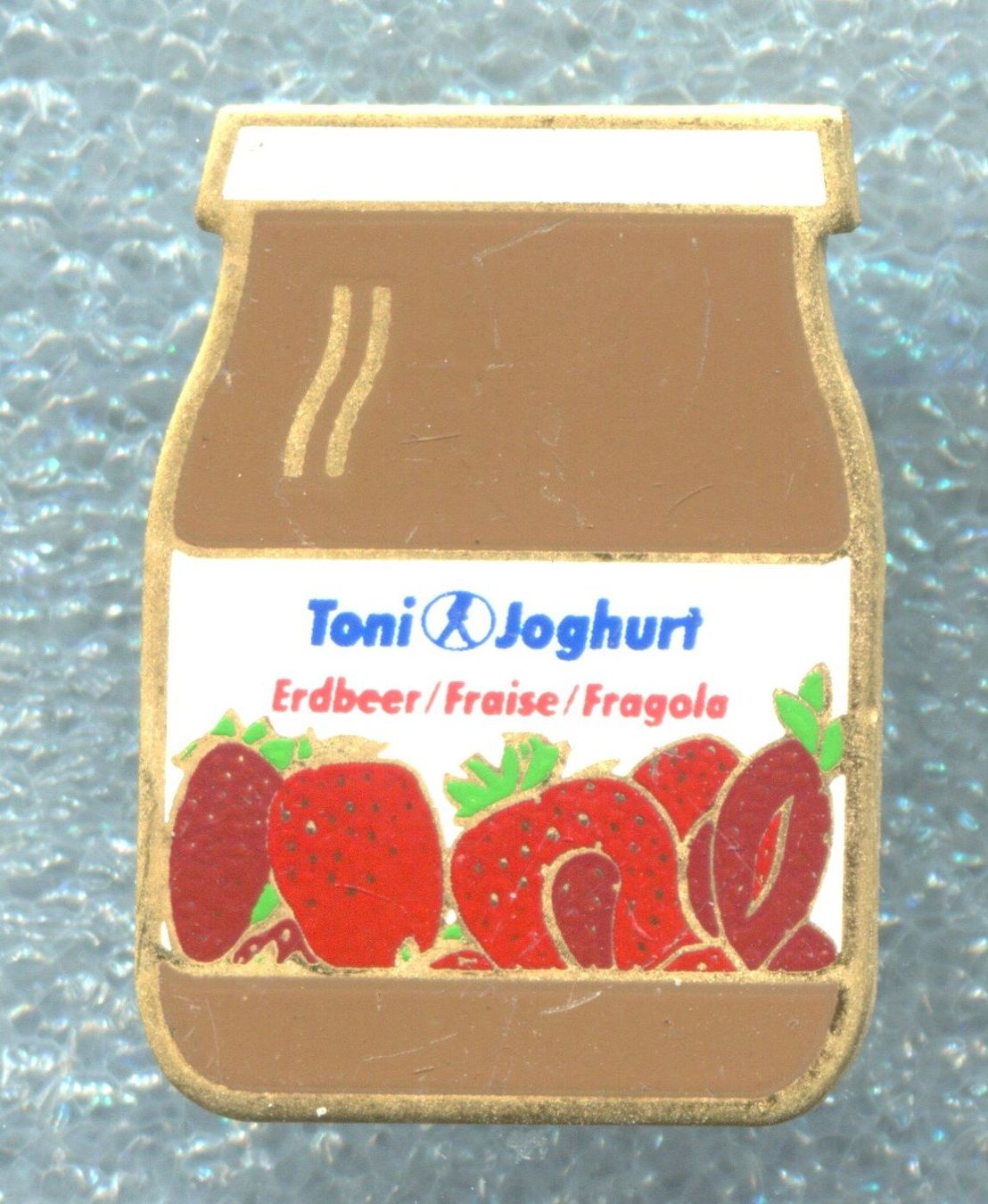 Placchette & Badge: Toni Joghurt  Erdbeer – Usato da Winterthur venduto da Sammleroase