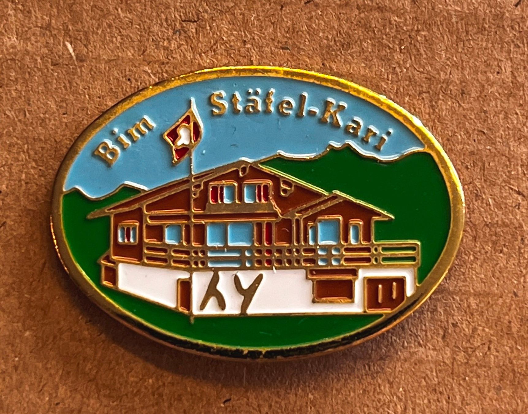 Swiss Placchette & Badge: Hoch-Ybrig, Bim Stäfel-Kari – Usato da Obernau venduto da Wgnom