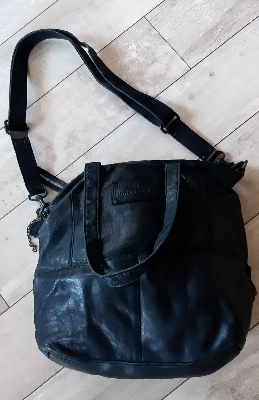 Aunts & Uncles Borse da donna: Aunts & uncles  -  Ledertasche  -  schwarz – Usato da Tagelswangen venduto da BrigittaC01 3