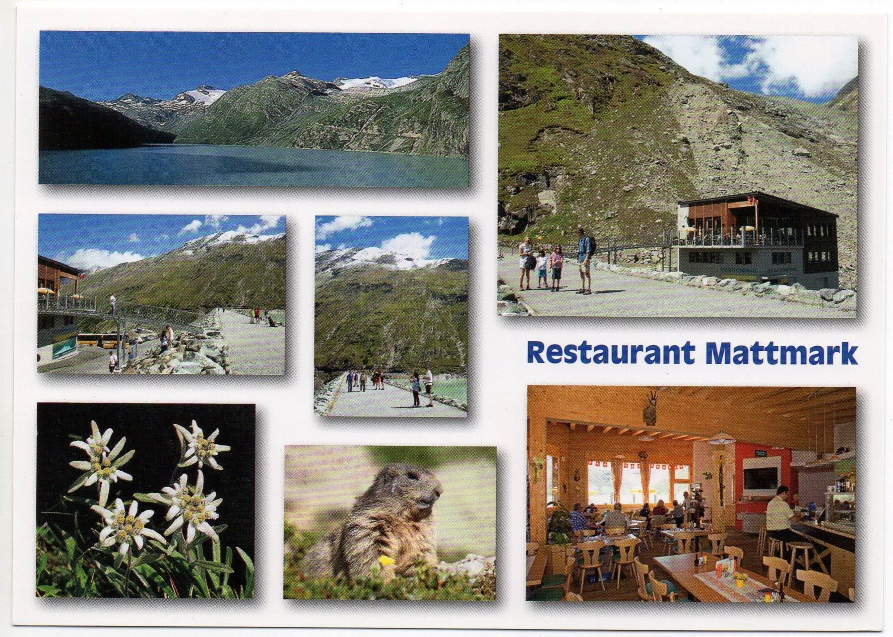 Ansichtskarten: SAAS ALMAGELL Restaurant Mattmark – Neu (gemäss Beschreibung) aus Jona von philajona