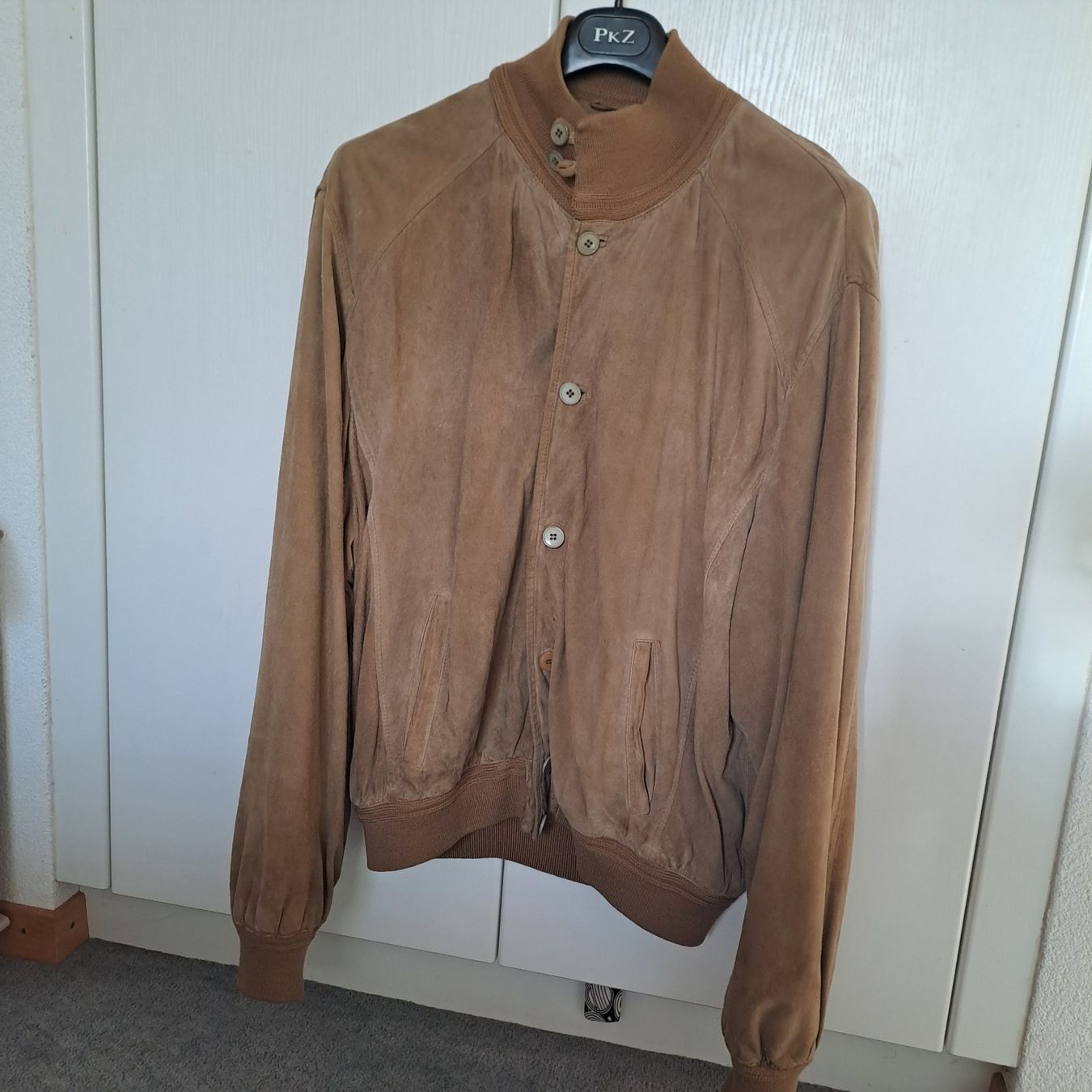 Giacche: Herrenjacke, Gr. XL, in Wildleder – Usato da Frauenfeld venduto da Andadaa