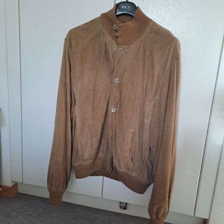 Herrenjacke, Gr. XL, in Wildleder