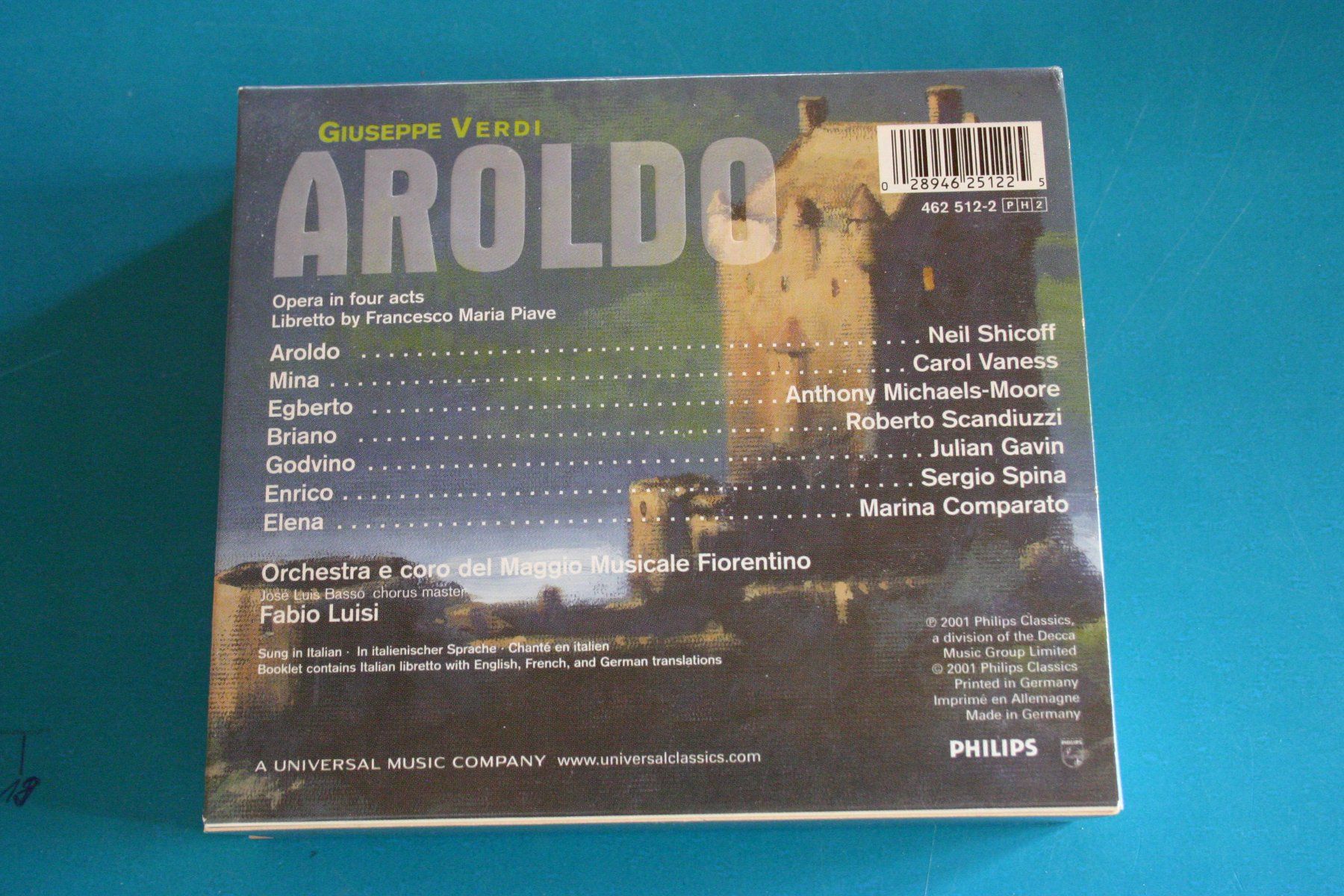 CD: VERDI AROLDO – Usato da Winkel venduto da Gallica 1