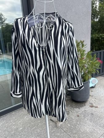 Blouse CLAUDIE PIERLOT zèbre T38 bon état