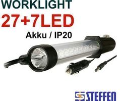 WORKLIGHT 27+7LED Handlampe 2W (20W) StabLampe AutoLampe