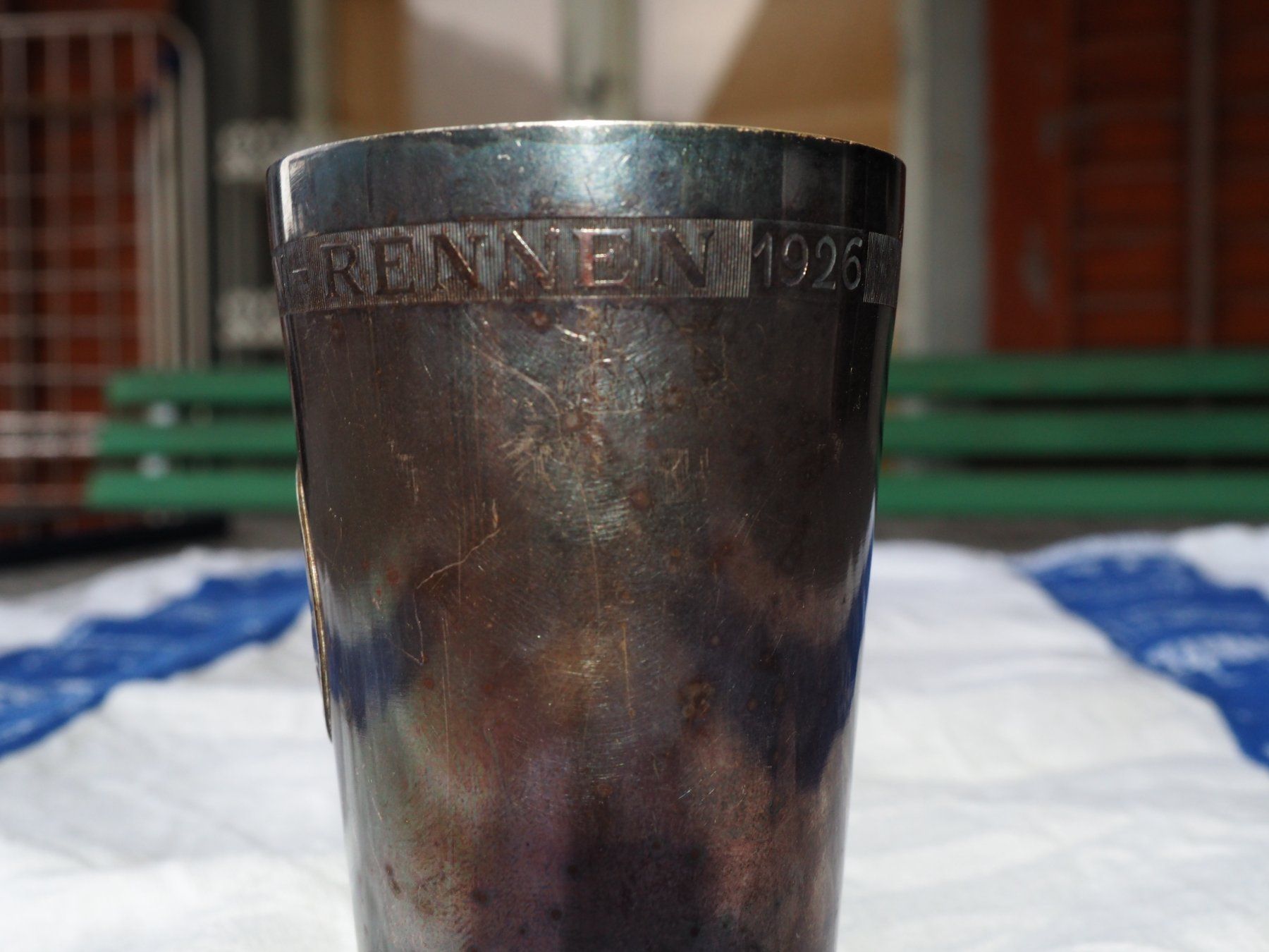 Sonstiges zum Sammeln & Seltenes: Pokal, Klausenrennen 1926 // SILBER // – Gebraucht aus Schänis von Lobelie1 3