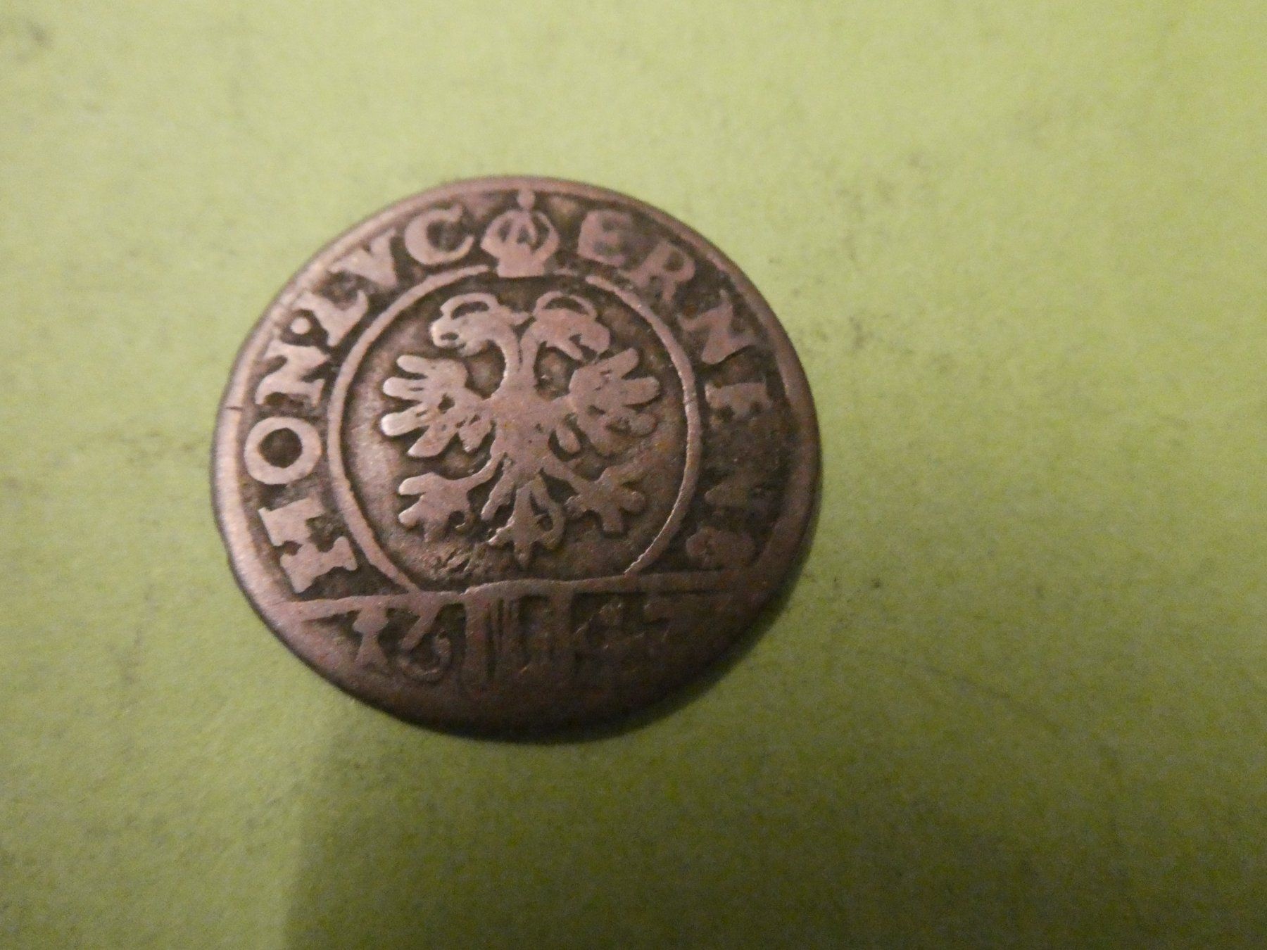 Tutti le monete: Luzern 1647, 1 Schilling – Usato da Hinterforst venduto da rohusri 1