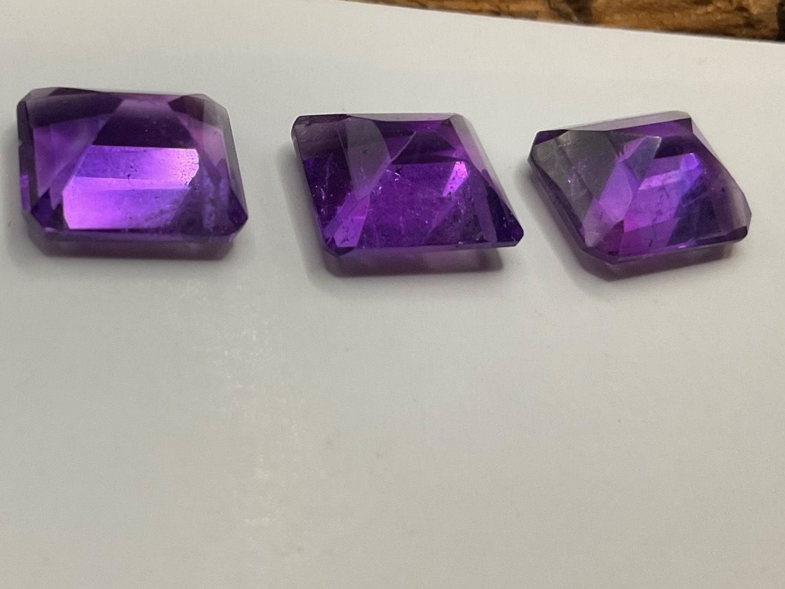 Pietre preziose: Amethysten 3 Stück, 12.6ct – Nuovo (secondo la descrizione) da luzern venduto da Alpendorf1 2