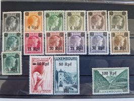 Deutsches Reich Briefmarken Luxemburg POSTFRISCH