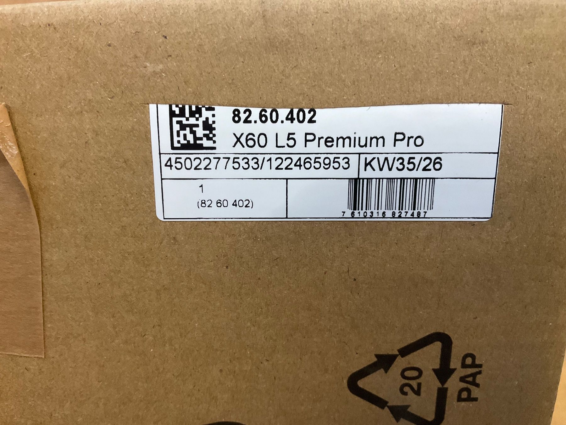 Müllex Cestini per rifiuti: 078 Müllex Abfallsystem X60 L5 Premium Pro – Nuovo (secondo la descrizione) da Derendingen venduto da Meisterstuecke 7