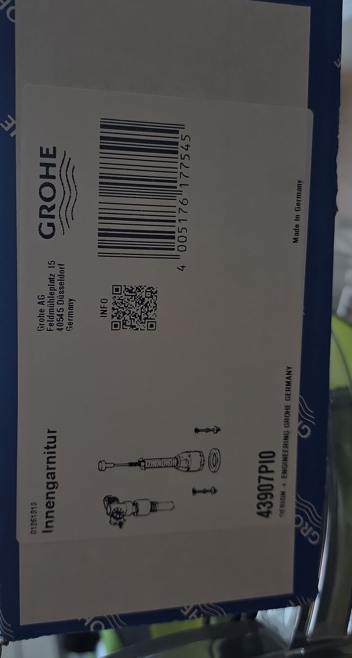 WC: GROHE Innengarnitur 43907P10 neu – Neuf (Voir description) à Riva San Vitale par thomastanja