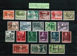 DVII - ONU - Satz 1-20 ** postfrisch