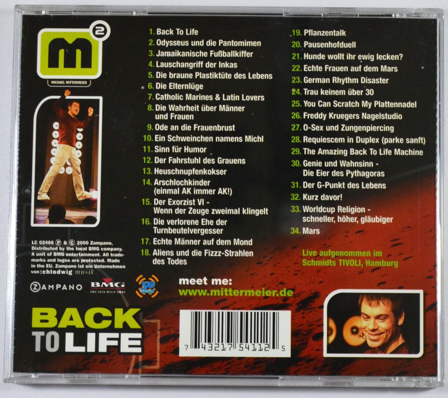 CDs: CD: MICHAEL MITTERMEIER - Back To Life - ab CHF 1.-- – Gebraucht aus Frenkendorf von Yard-Sale-2000 1