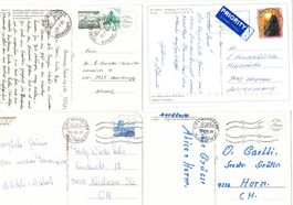 Norwegen  Stempel NORDKAPP 6 Ansichtskarten