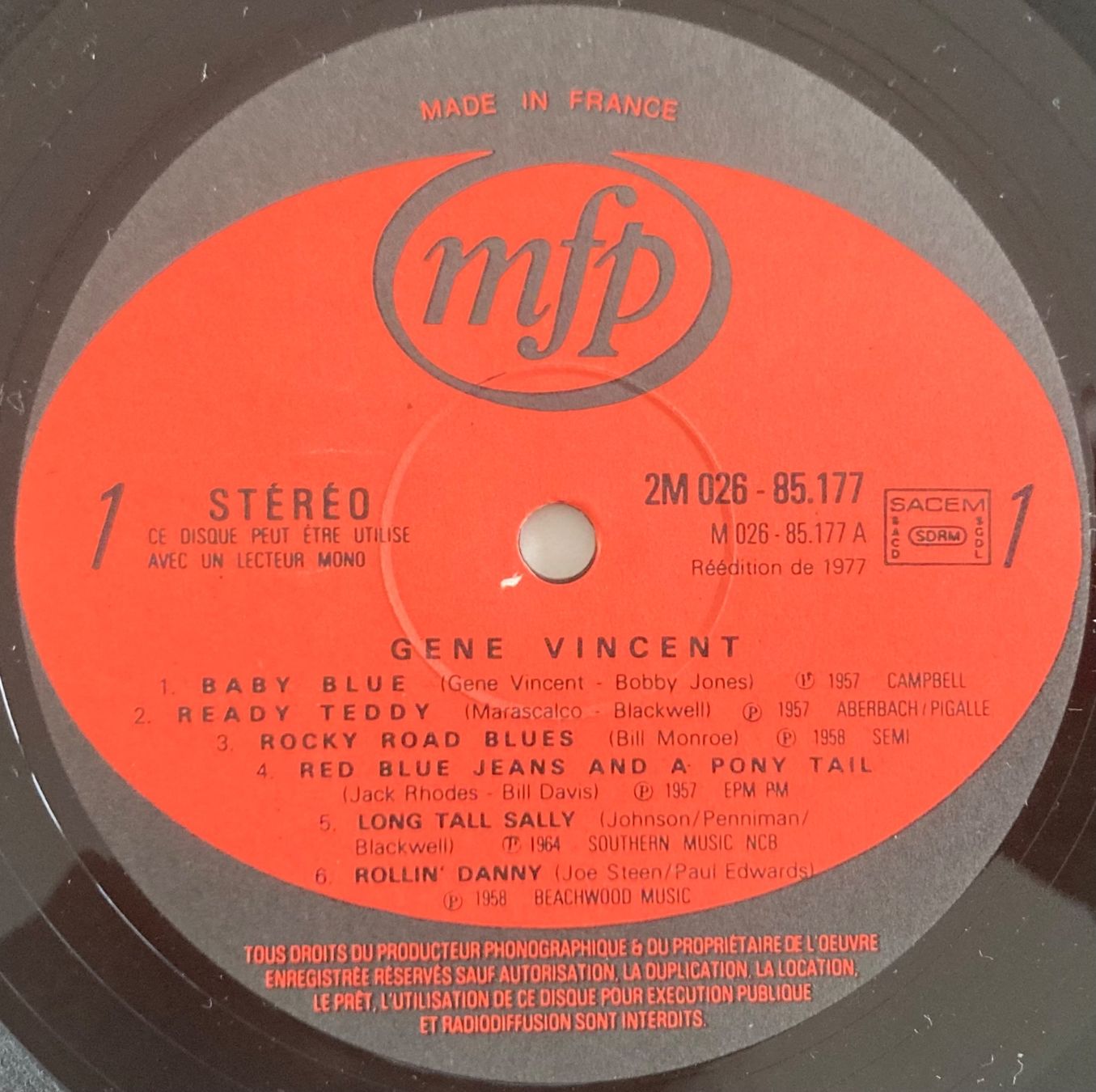 Dischi in vinile: GENE VINCENT - GENE VINCENT – Usato da Poliez-Pittet venduto da Newtown-Records 2
