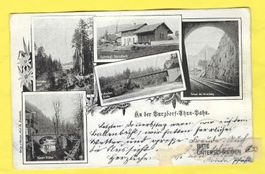 31.7.1899 sw5-Bild LithoBahn Burgdorf-Thun/Bahnhof Diessbach