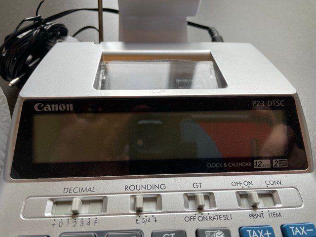 Canon Taschenrechner: Tischtaschenrechner Canon – Gebraucht aus Gockhausen von subbotnik 2