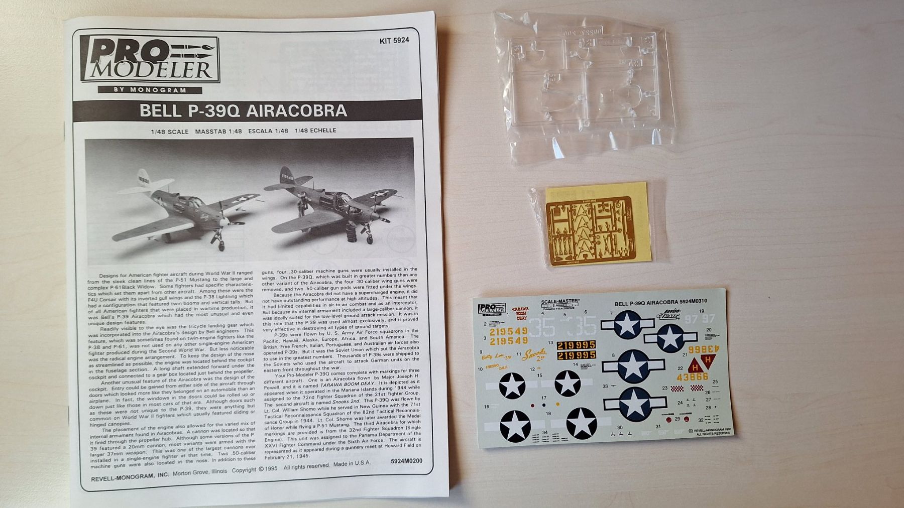 Kit di modellismo & Modellini statici: Pro Modeler Bell P-39Q Airacobra – Usato da Haslen AI venduto da JEPIZU 3