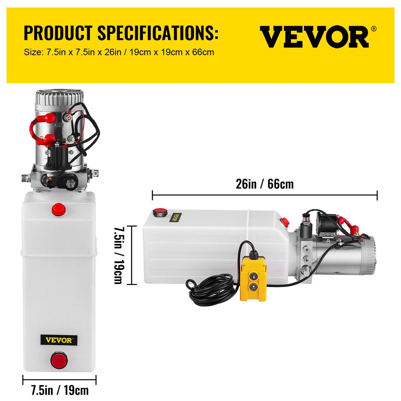 Accessori per altri veicoli: VEVOR Hydraulikaggregat 12V 8L – Nuovo e nell'imballaggio originale da Bottighofen venduto da zaap 2