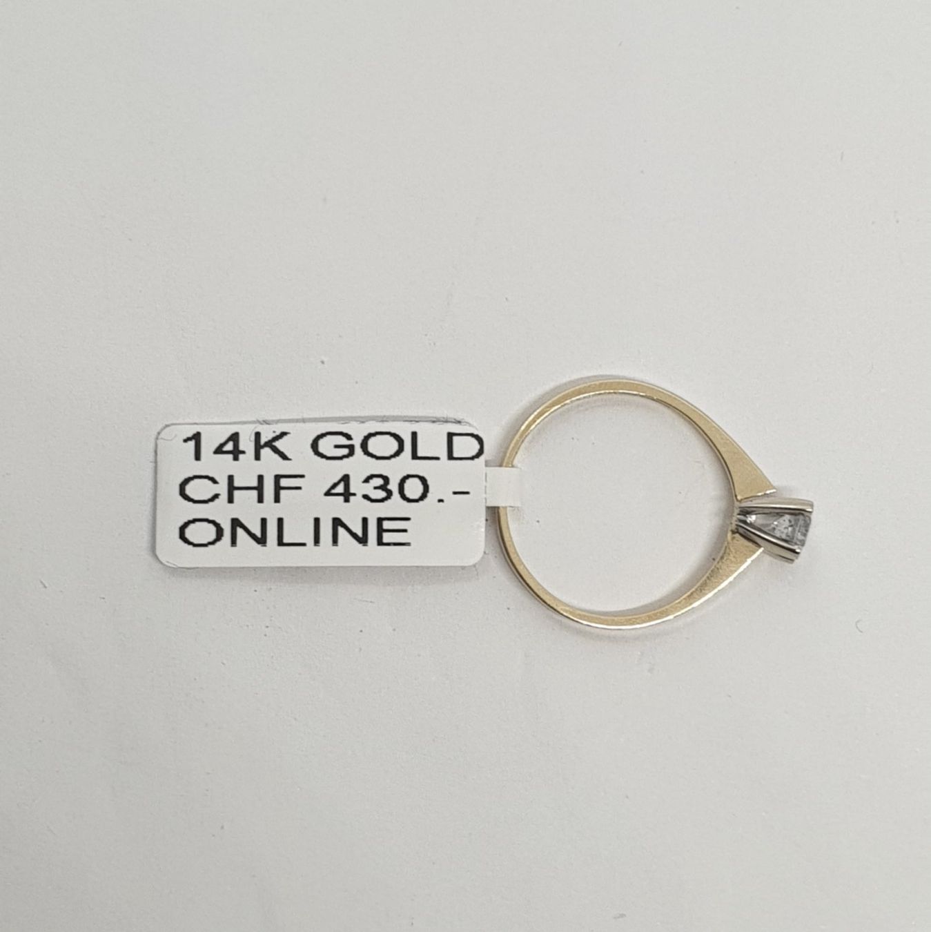 Anelli: Echt 14K Gold Ring – Usato da Luzern venduto da Goldhaus-Luzern 1