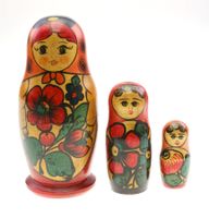 3 -teilige russische Matrjoschka - Babuschka (00113)