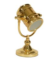 Vintage Tischlampe, Spot gold