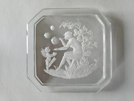 Heinrich Hoffman couvercle en cristal? art déco vintage rare