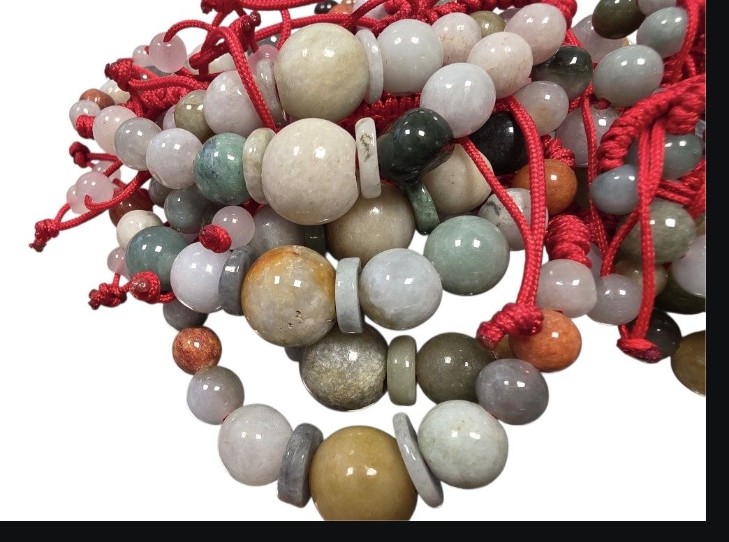 Bracciali & Braccialetti: Lot de 20 bracelets en perle de jade – Nuovo e nell'imballaggio originale da Vernier venduto da 19pigments 1