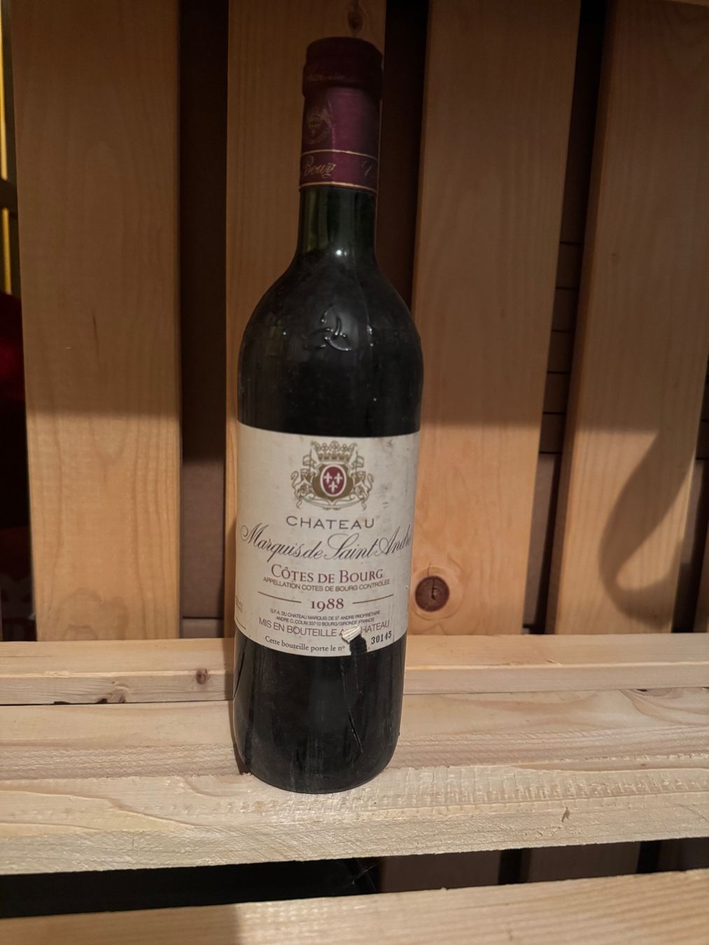 Vino: vin Marquis Saint André 1988 – Nuovo e nell'imballaggio originale da moudon venduto da jaunejaunelapinjaune