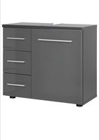 Waschbeckenunterschrank Weddell I Grau B69xH60xT32cm